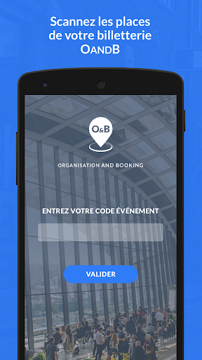 Android application OandB Billetterie screenshort
