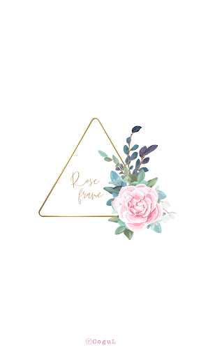 Android application 카카오톡 테마 - 추억의 장미_Rose Frame screenshort