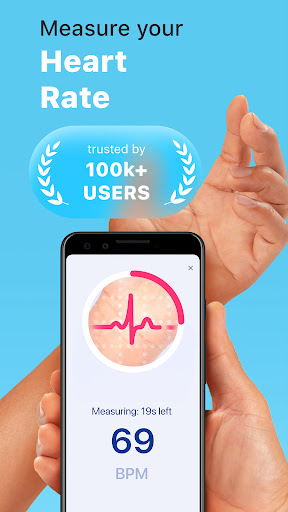 Android application Cardi Mate: Heart Rate Monitor screenshort