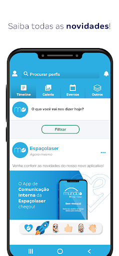 mundo e – App Corporativo Screen 2