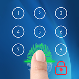 fingerprint style lock screen for prank icon
