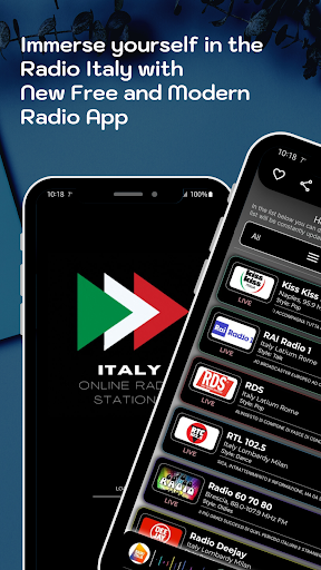 Android application Radio Italy - Online Radio screenshort
