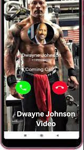 Dwayne Johnson Fake Call video