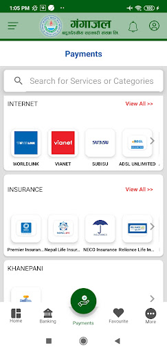 Gangajal Mobile App Screen 3