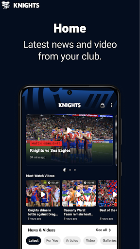 Screenshot of Newcastle Knights