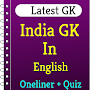 India GK In English Offline