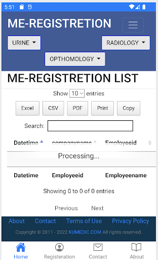 Android application V-ME screenshort
