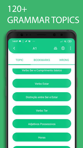 Learn Portuguese Grammar Screen 2