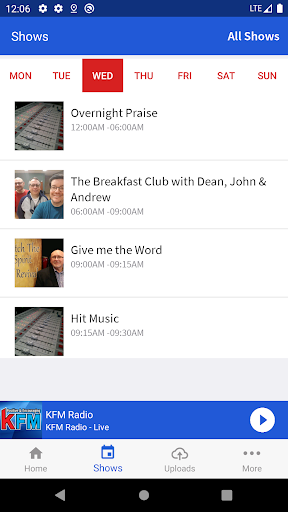 KFM Radio Network Screen 2