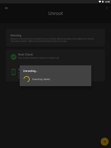Impactor Universal Unroot