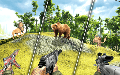 Animal Hunting Sniper 3D Jeep Driving Games