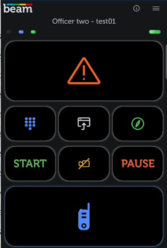 Android application beamOnMove screenshort