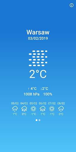 Android application My Weather screenshort