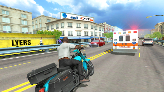 City Traffic Moto Rider Unknown