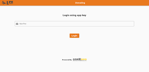 Outsourcing Donating App Screen 3