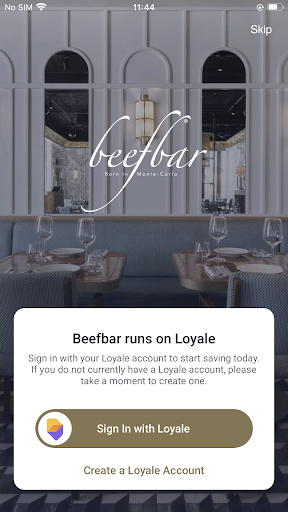 Android application Beefbar Malta screenshort