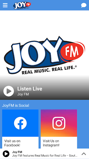 Android application Joy FM Real screenshort