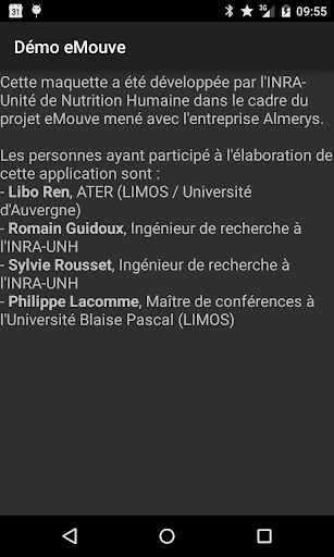eMouve Demo Screen 2