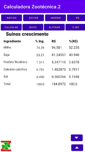 Calculadora Zootécnica.2 Screen 3