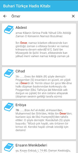 Buhari Türkçe Hadis Kitabı Screen 3