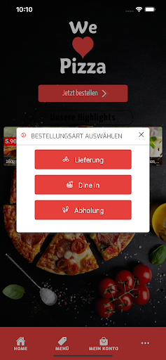 We Love Pizza Screen 2