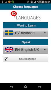 Learn Swedish - 50 languages Screenshot