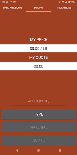 Android application Bare Wire screenshort