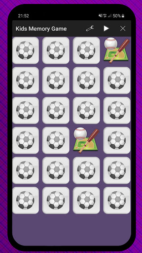 Memory Game Screen 2
