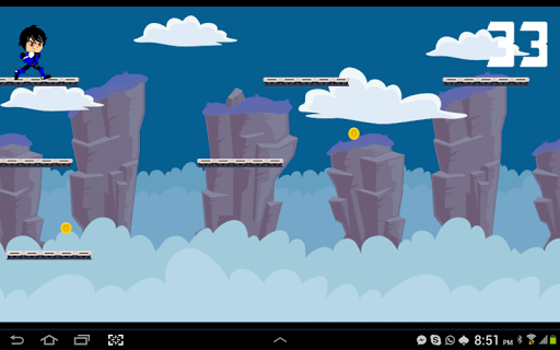 Android application Sky Jump screenshort