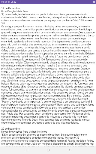 Meditações Devocional Matinal Screen 2