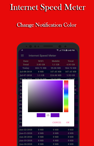 Internet Speed Meter ( Data Tr Screen 3