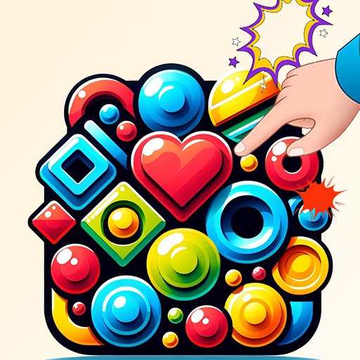Pop It Antistress Fidget Games Logo