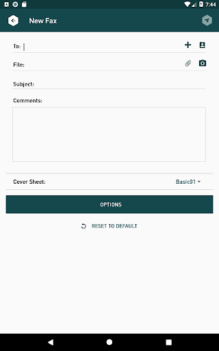 Screenshot of XMediusFAX