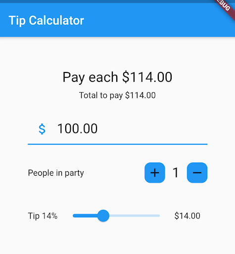 Scrooge Tip Calculator Screen 3