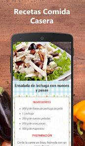 Recetas de comida casera fácil - Aplicaciones en Google Play