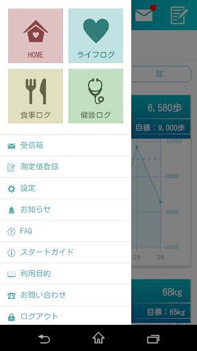 デンソー健康ステーション Screen 2