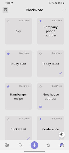 Screenshot of BlackNote: Dark Notes, Notepad