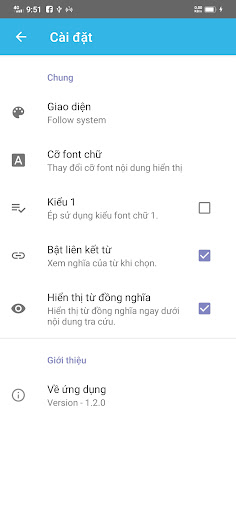 Từ điển Sinh học THPT Screen 2