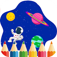 Planet and Galaxy Coloring