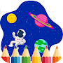 Planet and Galaxy Coloring
