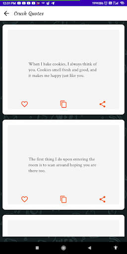 Sweet Love Quotes Screen 2