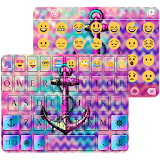 Rainbow Anchors Emoji Keyboard icon