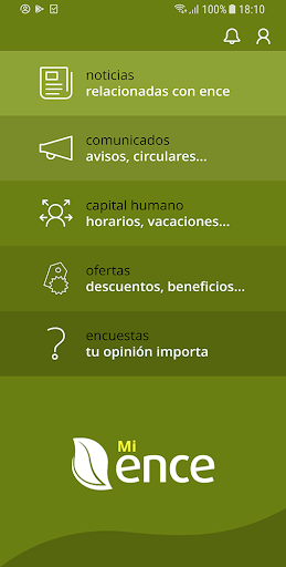 Android application MiEnce screenshort