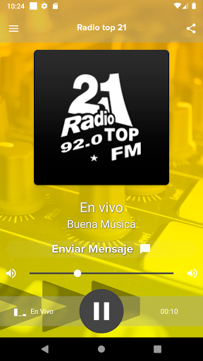 Android application Radio top 21 screenshort