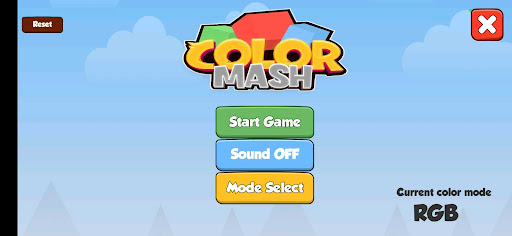 Android application Color Mash screenshort