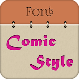 Comic Font Style for S3 icon