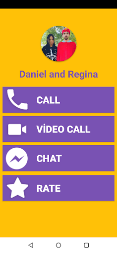 Android application Daniel and Regina Fake Video C screenshort