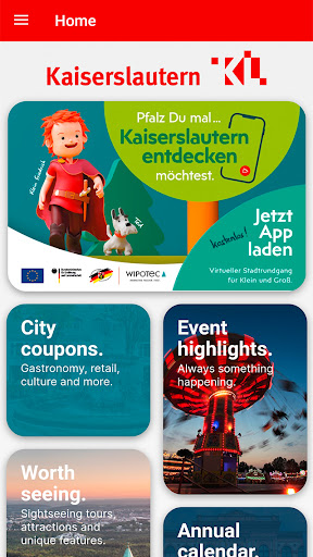 Android application Stadt KL screenshort