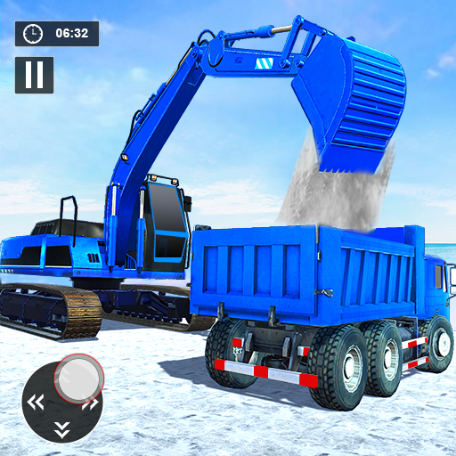 Snow Excavator Road Truck Game 1.4 screenshots 1