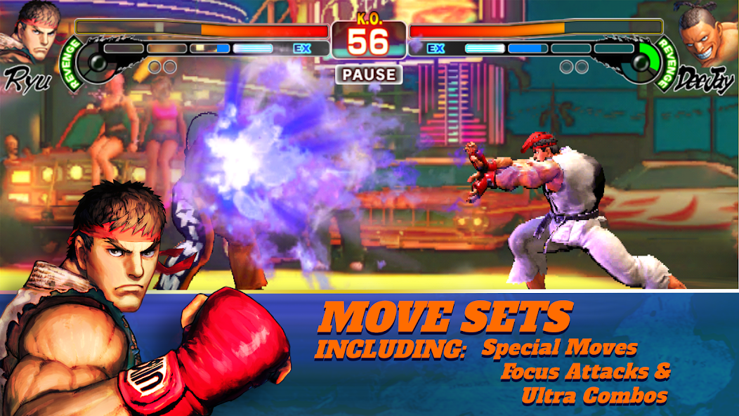 Street Fighter IV Champion Edition 1.04.00 APK + Мод (Unlimited money) за Android